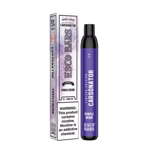Carsonator x Esco Bars Mesh 5% 2500 Puff – Purple Reign