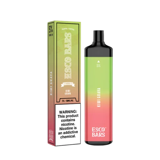 Esco Bars Mega 5% 5000 Puff – Kiwi Guava