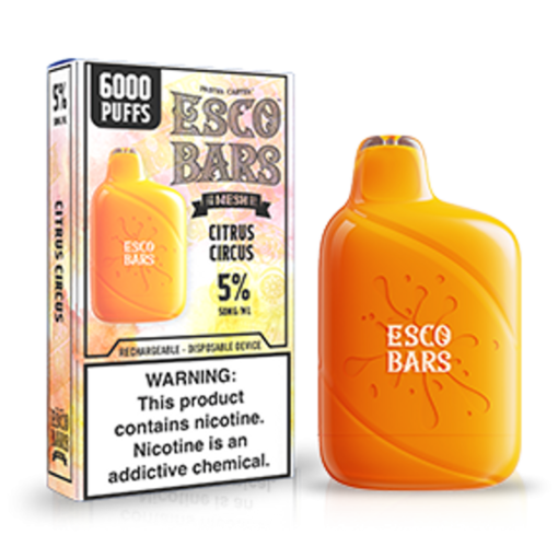 Esco Bars 5% 6000 Puff – Citrus Circus