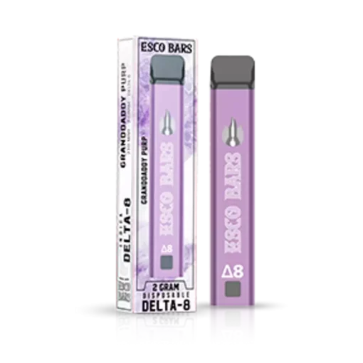 Esco Bars 2 Gram Delta-8 Disposable – Granddaddy Purple