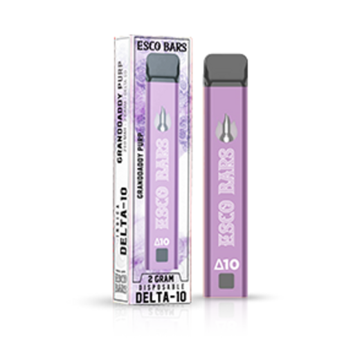 Esco Bars 2 Gram Delta-10 Disposable – Granddaddy Purp